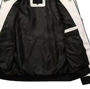 Chaqueta de Cuero Ligera para Hombre al por Mayor, Cuello Alto, Logotipo Frontal en Piel de Vacuno, Transpirable, Ecológica, para Invierno - Product Image 4