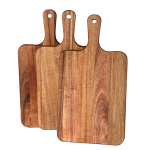 Planche à découper multifonctionnelle en bois d'acacia, best-seller RTS, pour boucher, entrepôt USA, outils de cuisine en gros - Product Image 3