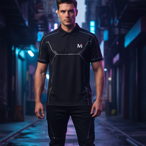 Camiseta Deportiva Personalizada para Hombre, Estampado Completo, Uniforme Deportivo de Equipo, Corte Ajustado, Transpirable, Proveedor de Ropa de Golf - Product Image 6