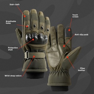 Guantes de Motocicleta de Cuero con Protección Completa para los Dedos, para las Cuatro Estaciones, Hechos en Pakistán, Equipo de Protección, Guantes Unisex Personalizados al por Mayor - Product Image 4