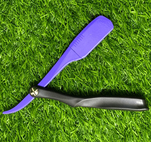 Stainless Steel Manual Safety <b>Razor</b> <b>Single</b> <b>Blade</b> Plastic Handle <b>Razors</b> Straight Edge Barber Manual Shaver With Durable - Product Image 3