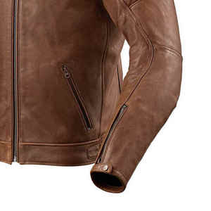 Blouson en cuir slim fit pour homme – Vente en gros, style décontracté, motard, streetwear – Fournisseur et fabricant pour commandes en gros - Product Image 3