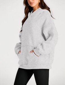 Sudadera con Capucha Extra Grande 2026, Color Sólido, Felpa de Algodón, Manga Larga, Diseño con Bolsillos, Unisex, para Otoño, ODM OEM - Product Image 2