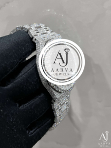 AARVA JEWELS Montre de plongée de luxe pour homme en acier inoxydable, boîtier de 40 mm, cristal saphir, mouvement à quartz analogique, bracelet de 20 mm - Product Image 5