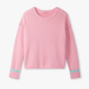 Textured <b>Women's</b> Knit Sweater - Patterned <b>Warm</b> Winter Pullover - High Quality Soft Female Solid Color <b>Jumper</b> Top Breathable - Product Image 1