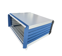 Rack Eurocard RDEKONO, 19 pouces, hauteur personnalisable 2U, 3U, 4U, 6U, avec choix de panneau arrière et avant, accessoire du fabricant 01340042