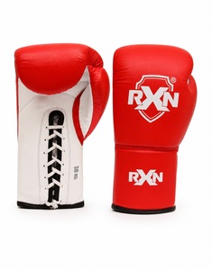 Guantes de Boxeo RXN Pro Boxing 2.0 PRO Fight de Cuero Natural de Alta Calidad con Cordones para Exteriores - Product Image 1