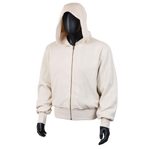 Veste à capuche en patchwork à carreaux pour homme, coupe classique, décontractée, pour l'automne, avec poche, tissu tissé - Product Image 2