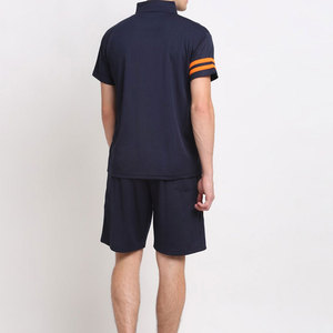 Conjunto de Verano de 2 Piezas en Oferta, Camiseta y Pantalones Cortos de Color Sólido, Camiseta de Manga Corta y Pantalones Cortos para Hombre - Product Image 3