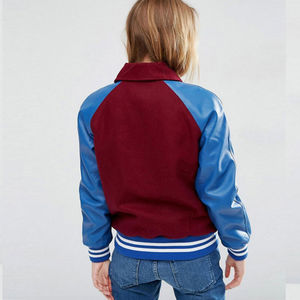 Veste universitaire pour femme à boutons recouverts, corps en laine de haute qualité, prix de gros, directement de l'usine - Product Image 2