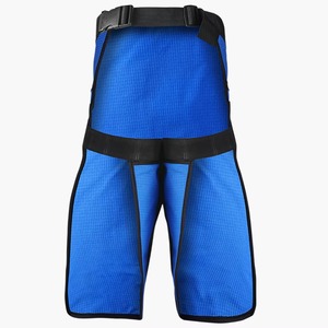 Chaps de ferrier unisexe en cuir véritable robustes, réglables, pour la protection des jambes et la coupe des sabots - Product Image 2