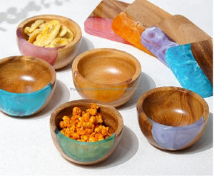 Bol en bois et en résine de haute qualité - Product Image 4