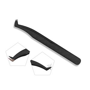 Pinzas para pestañas de acero inoxidable ligeras profesionales al por mayor probadas a mano con punta puntiaguda para un mejor uso - Product Image 2