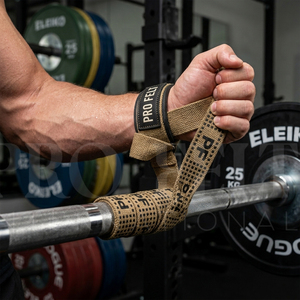 Sangles de musculation haute performance de qualité supérieure avec rembourrage antidérapant pour la musculation, le powerlifting et l'entraînement en salle de sport – Personnalisables - Product Image 3