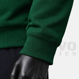 Sudadera con Capucha Negra Informal de Moda, Manga Larga, Cuello Redondo, Cierre de Cremallera, Cómoda, Corte Regular, Estampado Digital, Tejido de Punto - Product Image 5