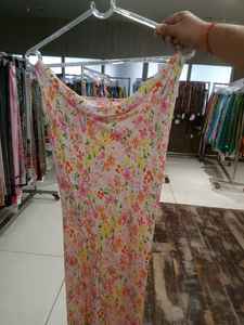 Robe longue d'été décontractée pour femme, style bohème, col halter, imprimé floral, en coton extensible, coupe ample, pour la plage - Product Image 4