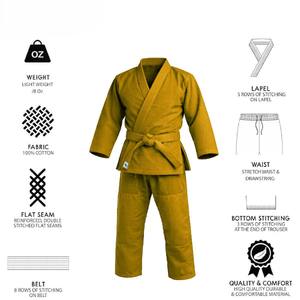 Kimono de Jiu Jitsu Brasileño de Alta Calidad, Hecho a Medida, Profesional, 450gsm, con Logotipo Personalizado, para Luchadores - Product Image 3