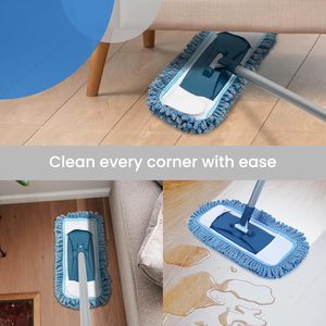 Commercial High Quality Eco-friendly Cotton Thread Dust <b>Mop</b> Iron <b>Handle</b> Folding Wringing Self-wringer Durable Heavy Duty - Product Image 3