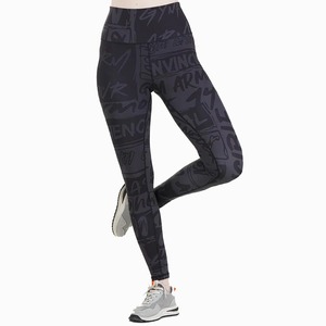 Leggings de yoga sin costuras para mujer, de cintura alta, con efecto fruncido para realce de glúteos, estilo tie-dye, ajustados, deportivos, para entrenamiento - Product Image 4