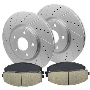 330mm Front Rotors Brake Pads Compatible with for Chrysler Town and Country and for Dodge Grand Caravan - Product Image 1