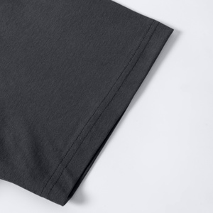 T-shirt décontracté pour homme, coupe droite, épaules tombantes, 220g, 100% coton, personnalisable, uni et épais - Product Image 5