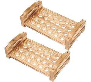 Wood <b>Egg</b> Rack Natural <b>Eco</b> Friendly Sustainable Food Safe Customized design and size in Modern and classy style - Product Image 3