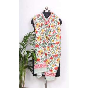 Wholesale <b>Large</b> Cotton Digital Print Floral Sarong Pareo Beach Bikini Cover up Wrap <b>Scarf</b> Women Summer Vacation Wear - Product Image 6