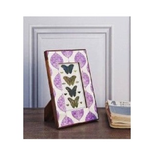 Cadre photo en résine avec incrustation d'os carré, prix de gros, décoratif, pour organiser des peintures, idées de cadeaux pour anniversaire, mariage, cadeau de remerciement - Product Image 2