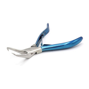 Premium Professional Hair <b>Extension</b> & <b>Beading</b> Tool Blue Opening Pliers For Seamless Application And Removal - Product Image 2