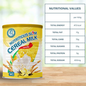 VINUT TRUST 360g saludable cereal leche en polvo nutritivo comida simple bebida OEM ODM muestra gratis precio al por mayor lata fabricada - Product Image 3