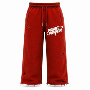 <b>New</b> Men's Wholesale Acid Wash Tracksuit Oversized Streetwear Two Piece Matching Set Custom OEM Fashion Clothing Bulk Supplier - Product Image 4