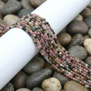 Cuentas Sueltas de Piedras Preciosas Naturales de 2 mm de la Mejor Calidad al por Mayor, Multicolores, Microfacetadas, para Hacer Collares, Pulseras y Pendientes - Product Image 2