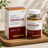 Granulés laxatifs ayurvédiques à base de plantes Dhouti Yog, formule naturelle à base d'extraits de plantes avec des composants botaniques traditionnels pour une utilisation quotidienne