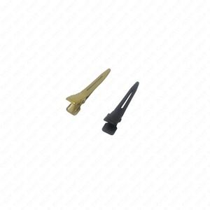Pinces à cheveux en métal de haute qualité, couleur or et noir, accessoires professionnels pour extensions de cheveux, vente en gros OEM - Product Image 5