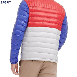 Nouvelle Veste Matelassée Décontractée Imperméable de Haute Qualité pour l'Extérieur, Modèle Printemps 2026, avec Fermeture Éclair et Teinture Unie, Vente en Gros - Product Image 4
