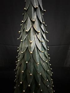 Sapin de Noël rustique en fer sur pied avec étoile sur le dessus - Product Image 5