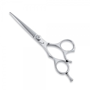 Tijeras de Peluquería Profesionales de Acero Inoxidable con Punta Afilada para Diestros, Tijeras para Cabello con Mango Corto - Product Image 1