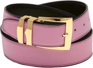 Ceinture en cuir véritable pour homme de qualité supérieure, boucle en alliage plaqué or classique, ceinture de luxe pour robe - Product Image 2