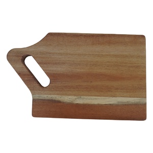 Venta caliente logotipo personalizado tabla de cortar de doble cara madera de acacia mango de nogal cuadrado queso servir Tabla de charcutería - Product Image 1