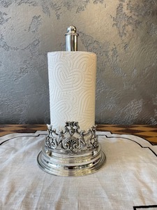 Silver Finished Premium <b>Paper</b> Towel Holder Suitable For <b>Kitchen</b> Also Useful In Office Washrooms And Commercial Spaces From India - Product Image 1