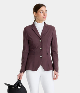 Chaqueta de competición para mujer OEM, suave, elástica y duradera, para espectáculos ecuestres, con logotipo personalizado, chaquetas de competición para equitación. - Product Image 4