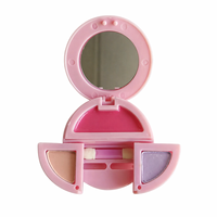 Kit de Maquillage Promotionnel pour Filles : Capsule Œuf Personnalisée en Plastique Sûr, Ensemble Cosmétique Jouet, Cadeaux pour Enfants, Kit Beauté Fard à Paupières et Rouge à Lèvres