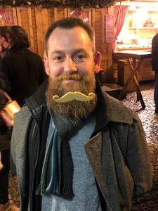 Wooden Mustache Shaped Comb Rustic Design Handmade Wooden <b>Beard</b> Comb Anti Static Comb for Salon and Personal <b>Care</b> - Product Image 3