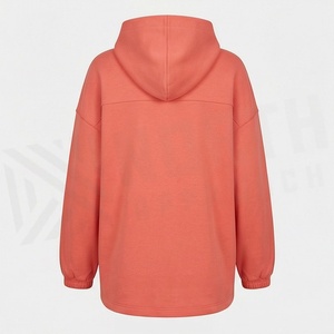 Sweat à capuche pour femme, lavage acide, imprimé personnalisé, coton écologique, décontracté, élégant, vêtements d'hiver de haute qualité - Product Image 2