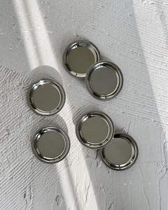 Premium Metal Coaster Set For Coffee <b>Table</b> Drink <b>Protection</b> With Elegant Decorative <b>Table</b> Design - Product Image 1