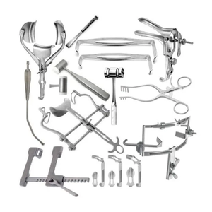 Juego Completo de Instrumentos Quirúrgicos Ginecológicos y Obstétricos de Acero Inoxidable, 13 Piezas - Product Image 1