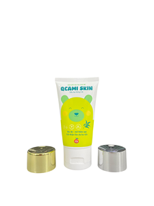 Tube cosmétique en plastique PE avec bouchon à clapet imprimé offset pour crème pour le visage de bébé - Product Image 6