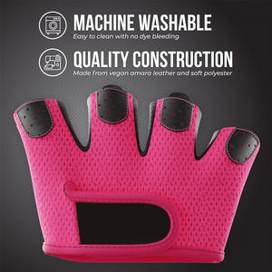 Mitaines de sport unisexes confortables sans doigts avec logo et design personnalisés, gants de fitness pour femmes, gants de musculation à demi-doigts - Product Image 2