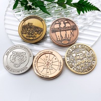 Pièce de monnaie commémorative ronde personnalisée en alliage de zinc plaqué or, moulée sous pression, taille sur mesure, cadeau d'affaires, Chine