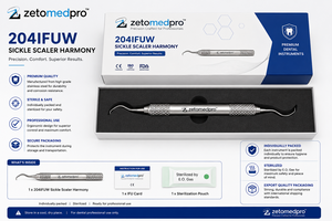 204ทันตกรรมพรีเมี่ยม ifuw อุปกรณ์ขูดหินปูนสแตนเลส - Product Image 2